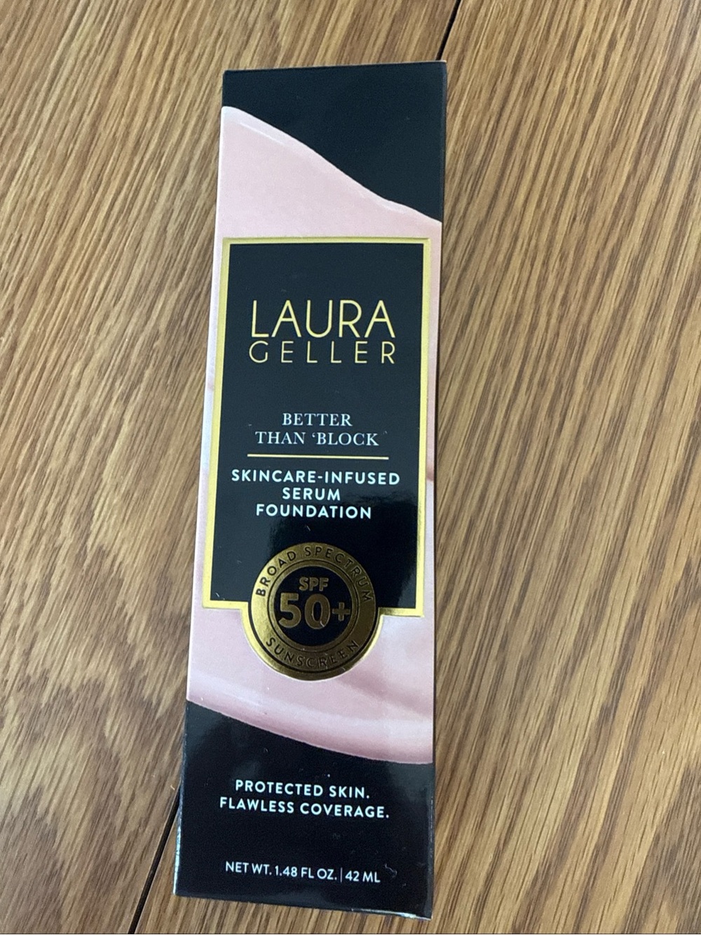 Laura Geller Butter Than Block Skincare-Infused Foundation - SPF 50+ Medium New